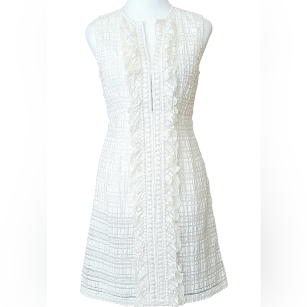 Nanette Lepore Alice ivory Sleeveless  dress Size‎ 4 - Picture 3 of 16